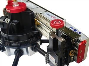 Obrábění příruby na návlekech pro větrnou věž